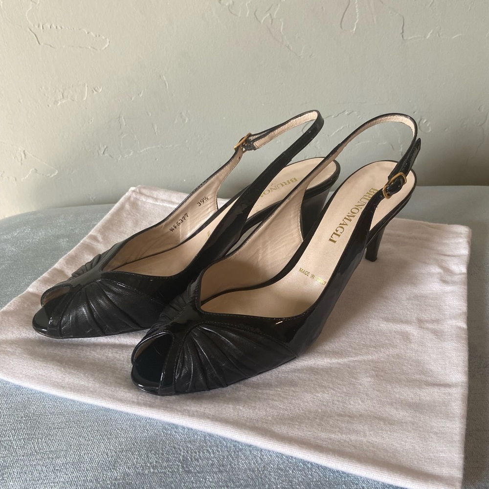 Bruno Magli Peep-Toe Sling-Back Pumps